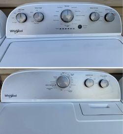 Washer and dryer set Whirlpool he