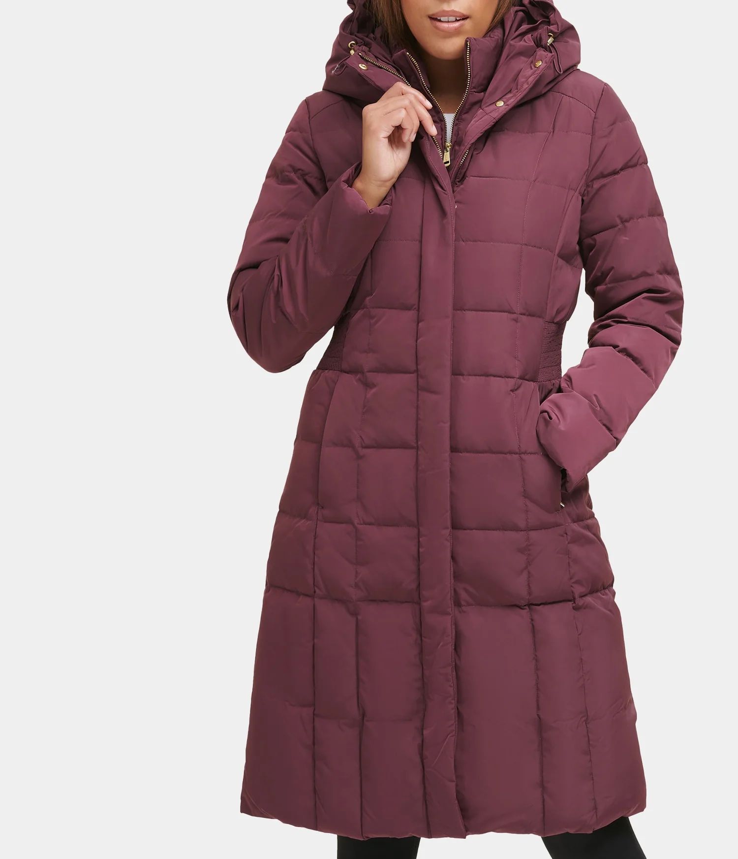 Down Hooded Parka Women’s Size XL 16 COLE HAAN