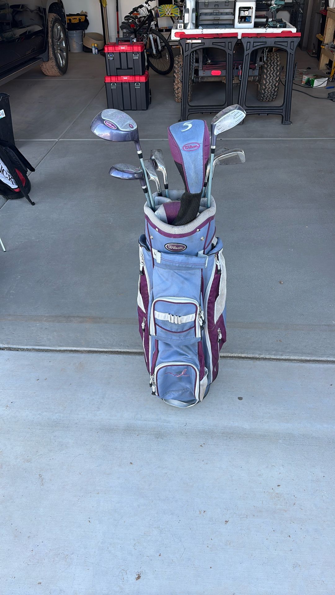 Golf Club With Bag