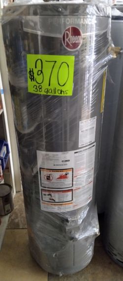RHEEM 38 GL WATER HEATER