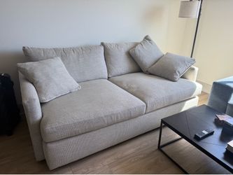 Crate & Barrel Deep Lounge 83” Sofa