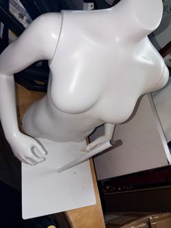 Mannequin female torso with stand