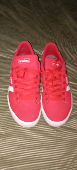 Size 9 Like Brand New Super Clean Red And White Adidas Sneakers 