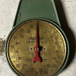 Hanson dairy scale antique
