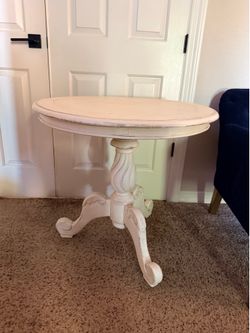 White end table