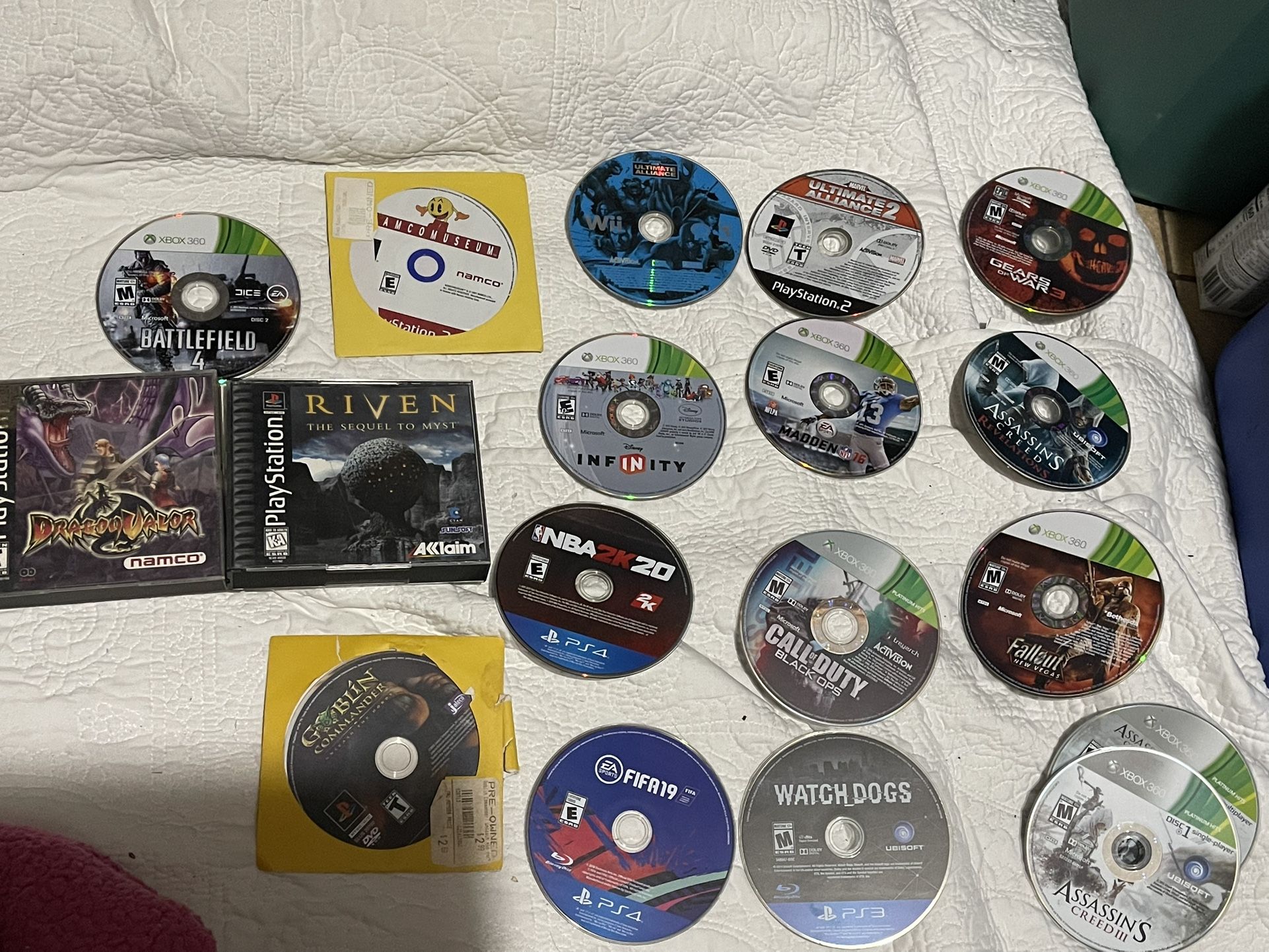 “””AS iS”””” Untested “”” Incomplete PS1/xbox/ Ps2/ps4/wii