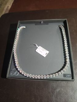 22in Stainless steel 7mm CZ necklace