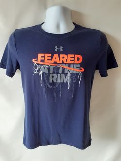 Under Armour boys navy blue short sleeve graphic t-shirts size L