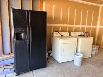 Free washer dryer and refrigerator