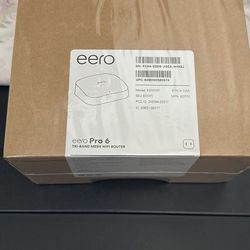 Eero Pro 6 - Tri Band Mesh Wifi Router