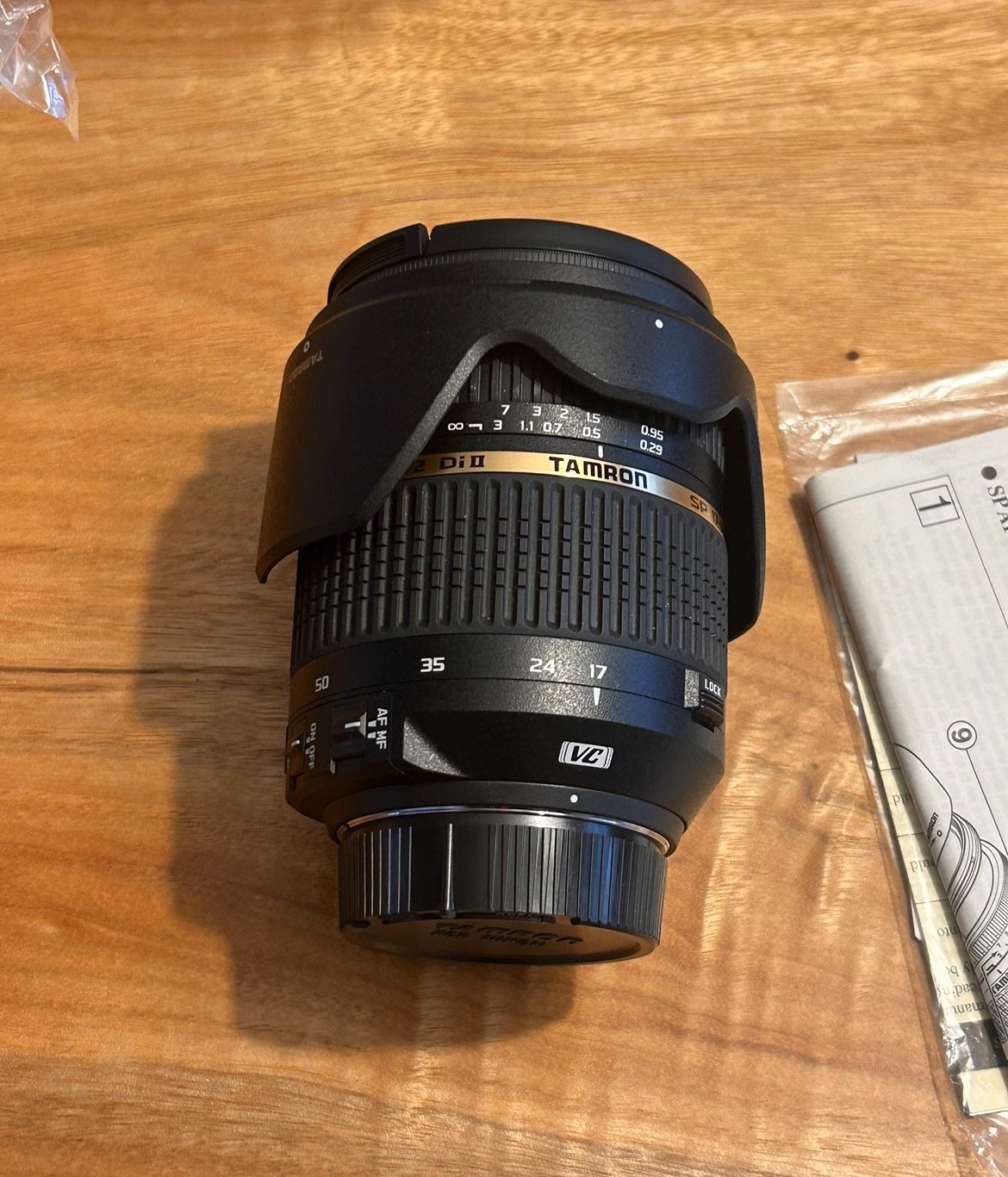Tamron SP AF 17-50mm F2.8 XR Di II VC Lens