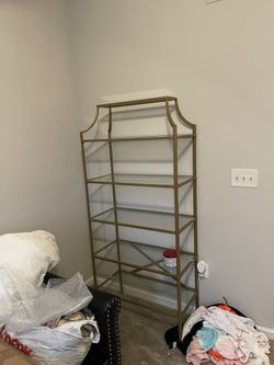 Metal Glass  Bookshelves 