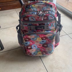Back Pack Mochila Para Nińa Con Ruedas
