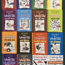 Diary of a Wimpy Kid (1-16 books, Hardcover (perfect condition), plus Board Game (played 2-3 times)