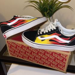 Vans flame size (5.5M/7w)