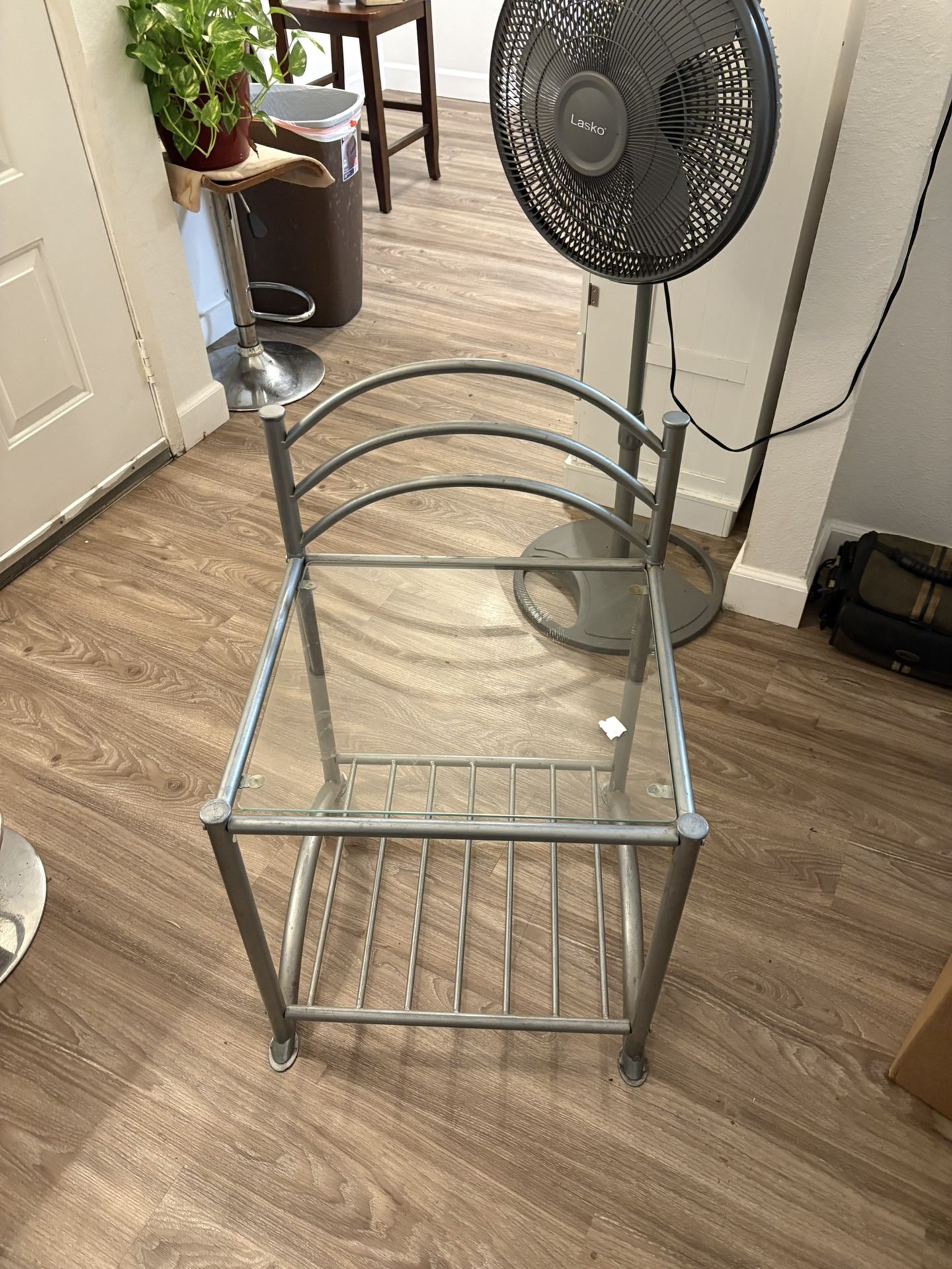 I Have A Hard Table And Two Glass End Tables