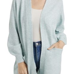 Lucky Brand Balloon-Sleeve Cardigan