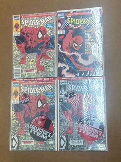 MARVEL Comics SPIDER-MAN Torment #1” & Saga #1 COMIC Book LOT of 4 👀 (please read description)