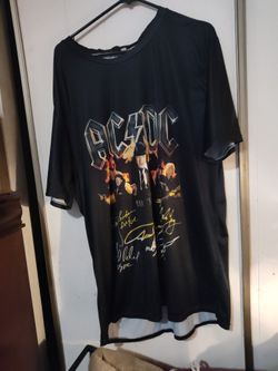 Black Shirt With ACDC 