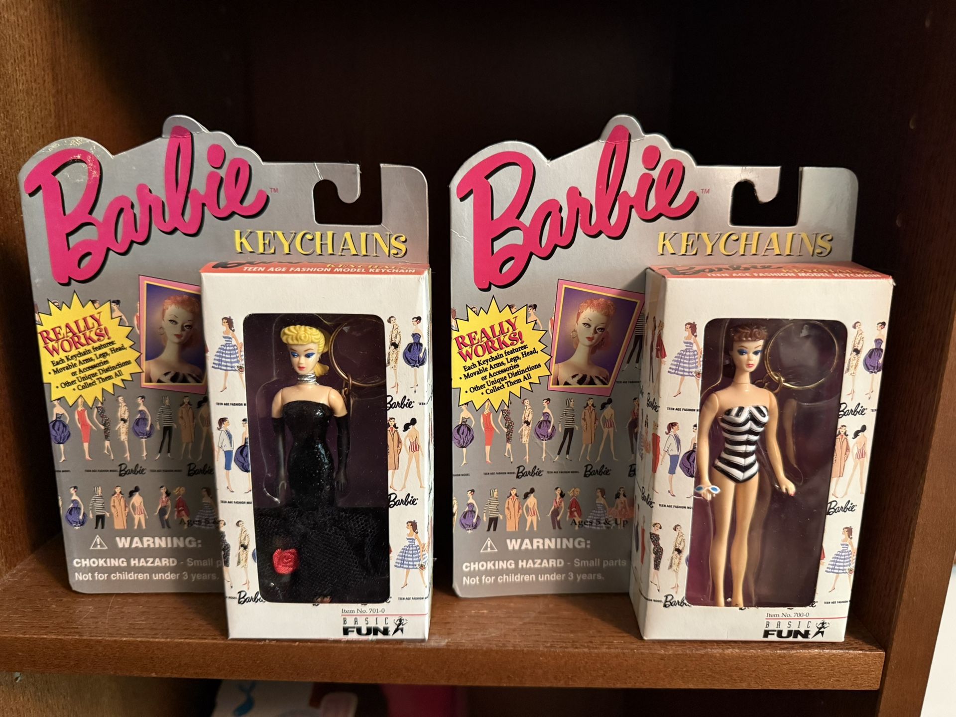 Barbie Keychains, Set of 2