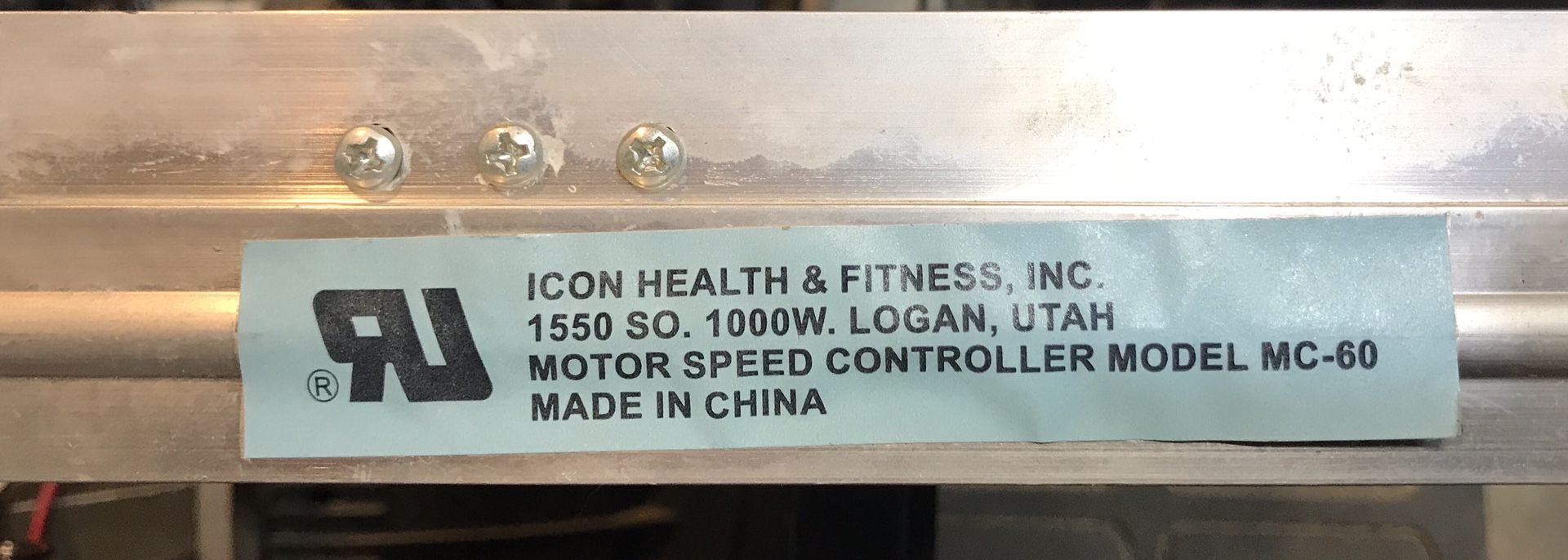 MC-60 Motor Speed Controller /w 2hp Treadmill Motor