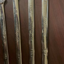 Snap On Combination Ratcheting Wrenches