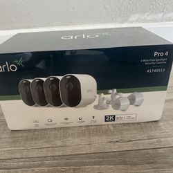 Arlo Pro 4 Spotlight 4 Wireless Camera System 