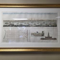 Framed Reprod Of "The East Prospect...