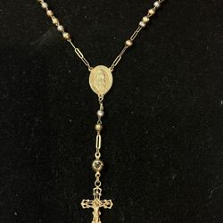 14k Gold Rosary #111106-1 MJ