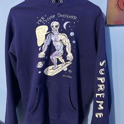 Purple Supreme Hoodie Size M