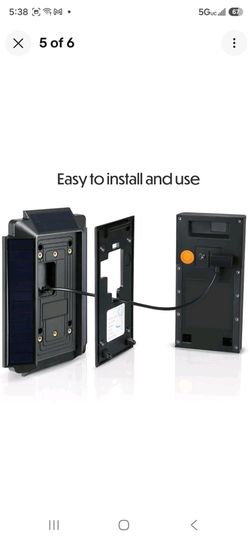 Solar Charger for Battery Doorbell