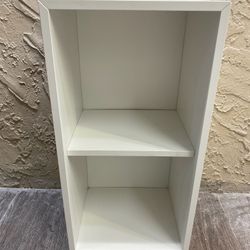 White 2-shelf storage cube - See My Items