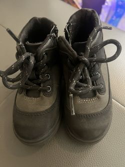 Cat & Jack Boys Hans Boot Toddler Hiking Boots Charcoal Grey