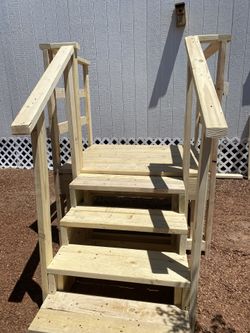 Escalera Con Plataforma