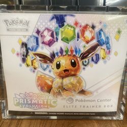 POKEMON TCG: SV8.5 - PRISMATIC EVOLUTIONS POKEMON CENTER ELITE TRAINER BOX ( ETB ) NEW / SEALED