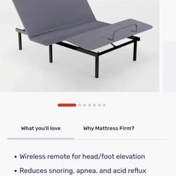 King Size Adjustable Bed Frame 