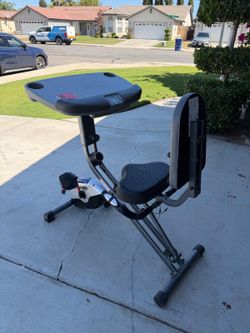 Stationary bike desk - almost new