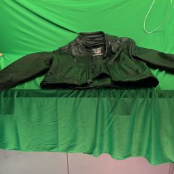 Motorcycle Leather Winter Jacket
