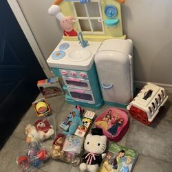 Kids Toy Bundle with Play Kitchen