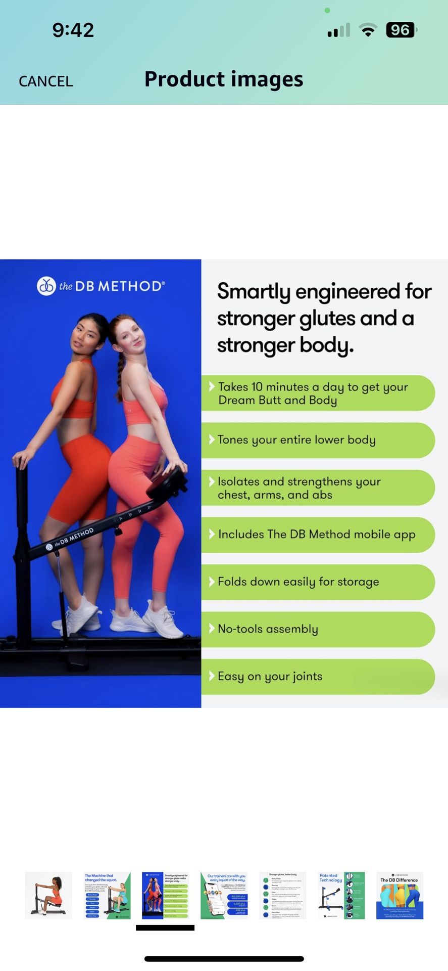 The DB Method Squat Machine, Workout Equipment for Home Gym