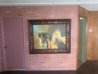 Carlos horse painting.