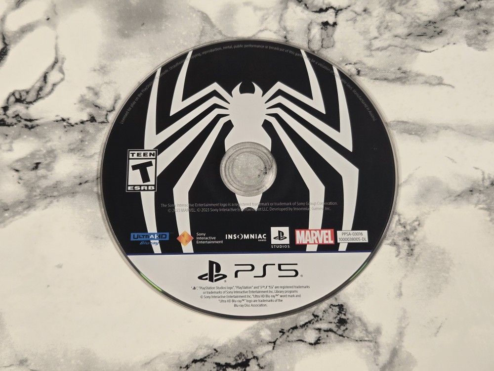 Spider-Man 2 (Two) - PPSA-03016 (Sony Play Station 5, PS5, 2023) Game Disc Only
