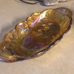 Carnival  Glass Dish -$25.00