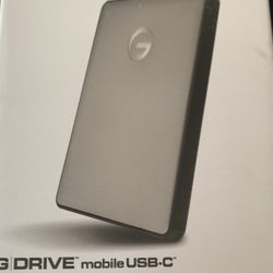 G Drive Mobile USB-C Portable External Hard Drive