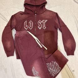 Lost Intricacy Emerald Zip Up Sweatsuit 