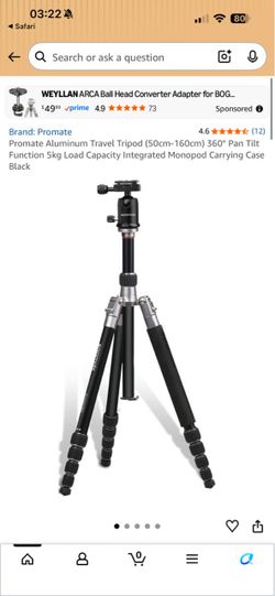 Promate 160 tripod