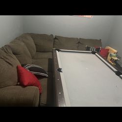 Brown Sectional Couch 