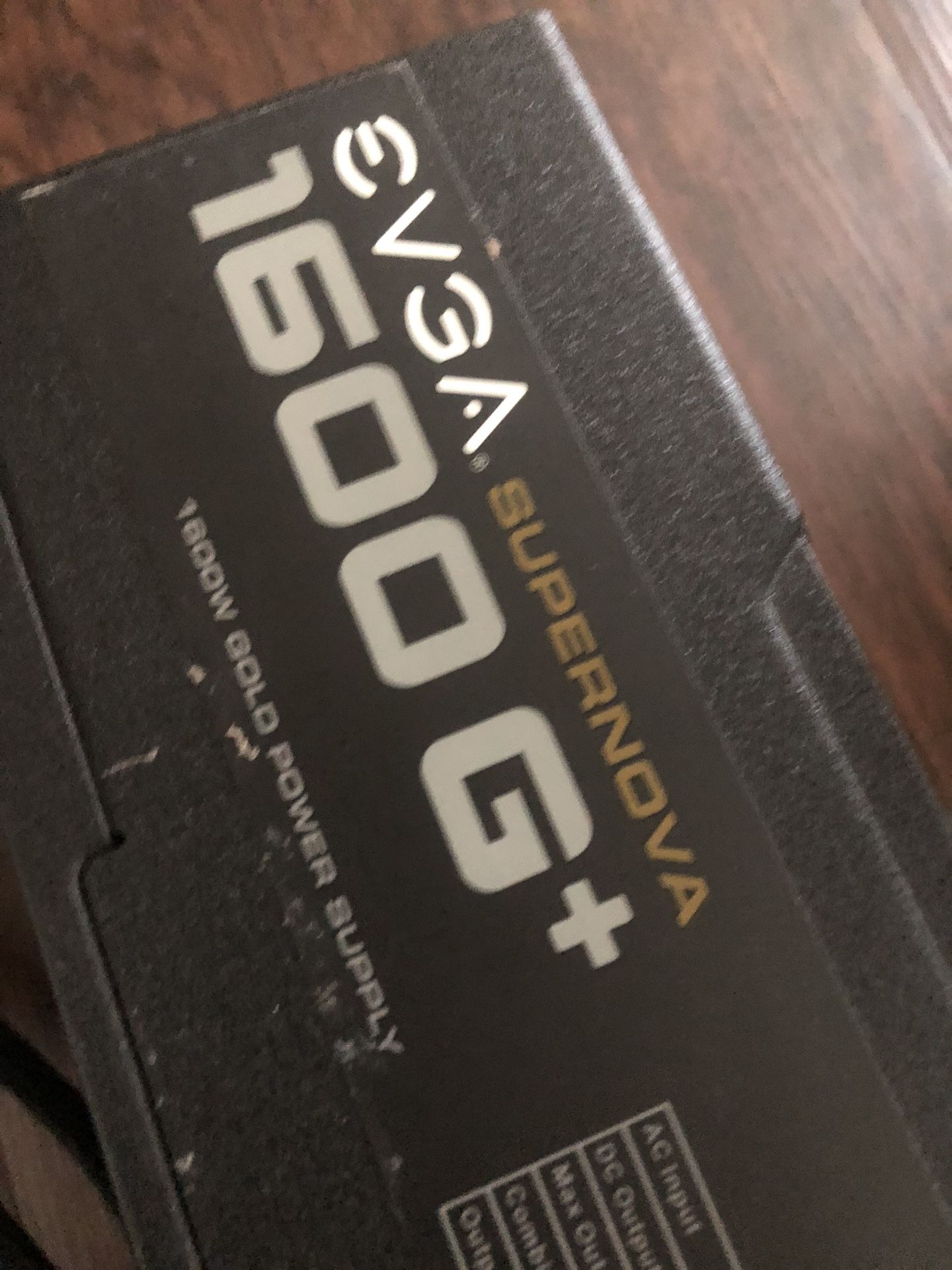 GAMING EVGA PSU 1600w READ DESCRIPTION NOT BOX 📦 PICK UP ONLY NO TRADE👉FIRM ON PRICE👈ONLY CASH 💵💲125