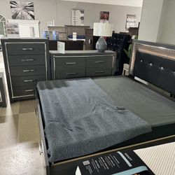 [OM] 🟪 Only $45 initial then take it home 🏡 Brand New Ladonna Queen Size Bedroom Set 