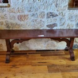 MAHOGANY SIDE CONSOLE 